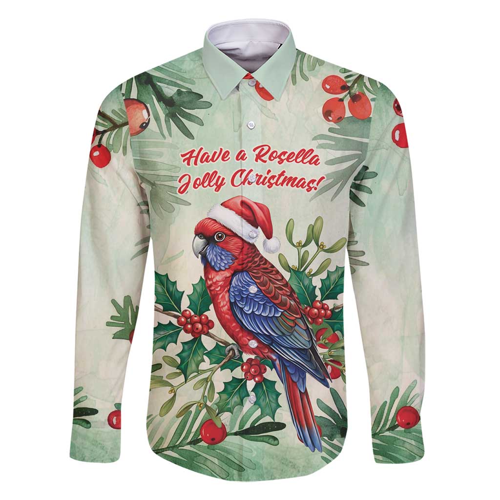 Watercolor Floral Crimson Rosella Family Matching Off Shoulder Maxi Dress and Hawaiian Shirt It’s Aussie Christmas Time! - Aussie Hoodie