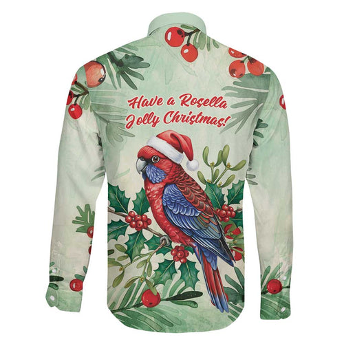 Watercolor Floral Crimson Rosella Family Matching Off Shoulder Maxi Dress and Hawaiian Shirt It’s Aussie Christmas Time! - Aussie Hoodie