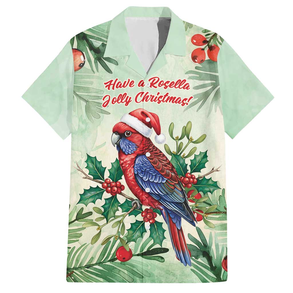 Watercolor Floral Crimson Rosella Hawaiian Shirt It’s Aussie Christmas Time! - Aussie Hoodie