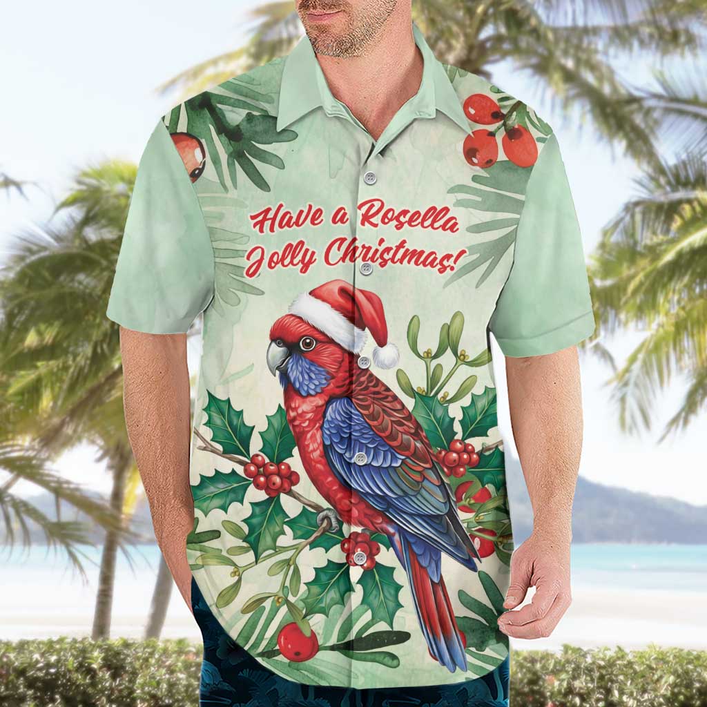 Watercolor Floral Crimson Rosella Hawaiian Shirt It’s Aussie Christmas Time! - Aussie Hoodie