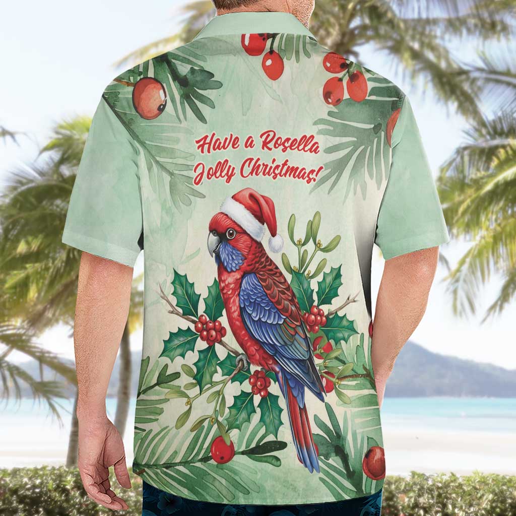 Watercolor Floral Crimson Rosella Hawaiian Shirt It’s Aussie Christmas Time! - Aussie Hoodie