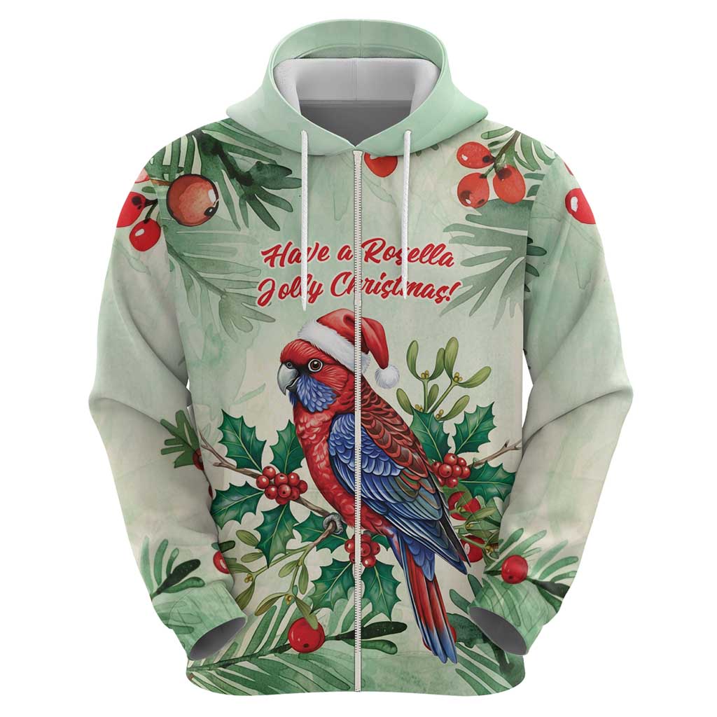 Watercolor Floral Crimson Rosella Hoodie It’s Aussie Christmas Time! - Aussie Hoodie