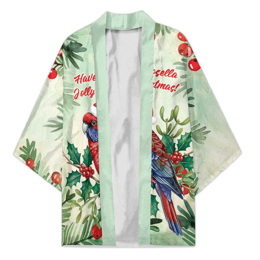 Watercolor Floral Crimson Rosella Kimono It’s Aussie Christmas Time! - Aussie Hoodie