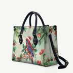 Watercolor Floral Crimson Rosella Leather Bag It’s Aussie Christmas Time! - Aussie Hoodie
