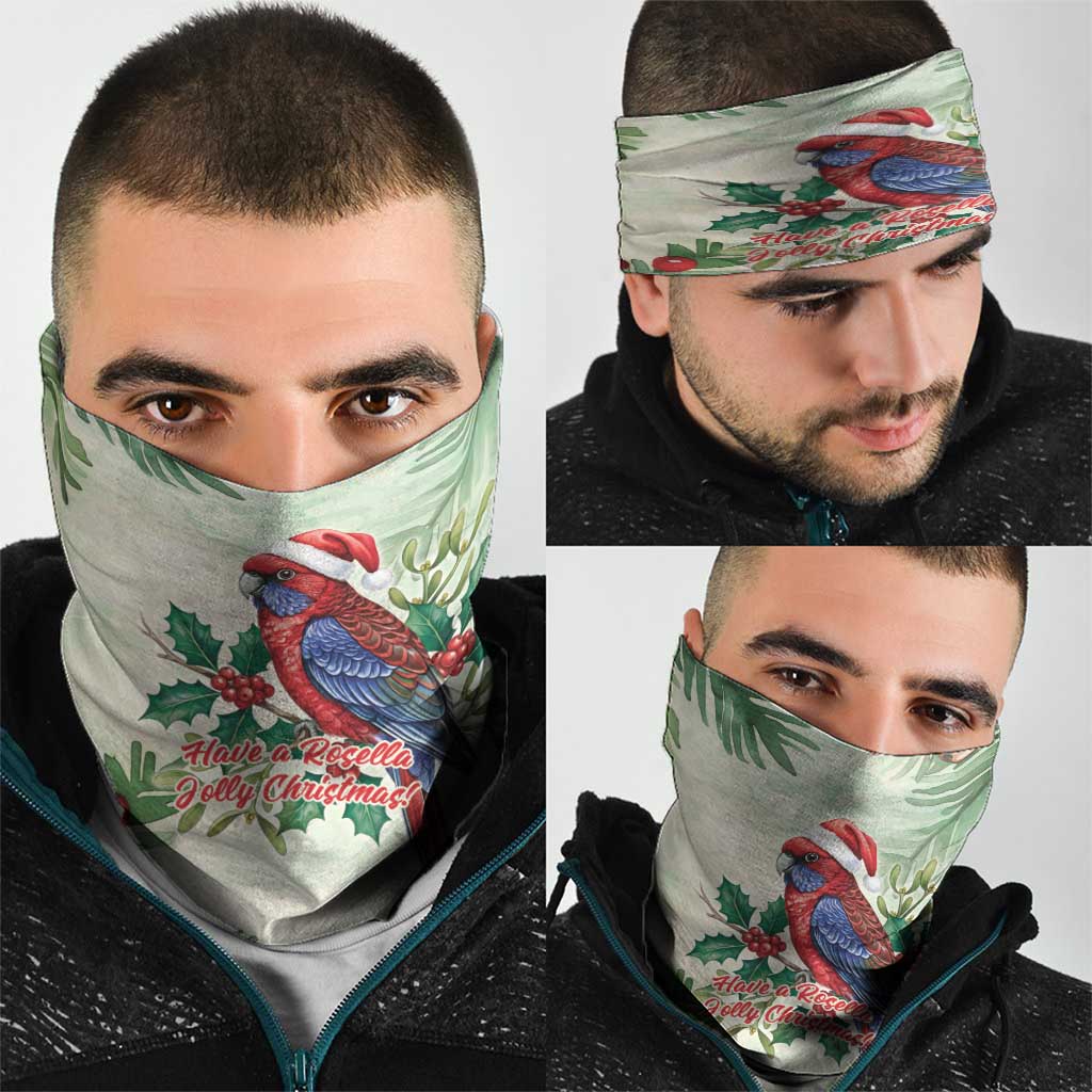 Watercolor Floral Crimson Rosella Neck Gaiter It’s Aussie Christmas Time! - Aussie Hoodie