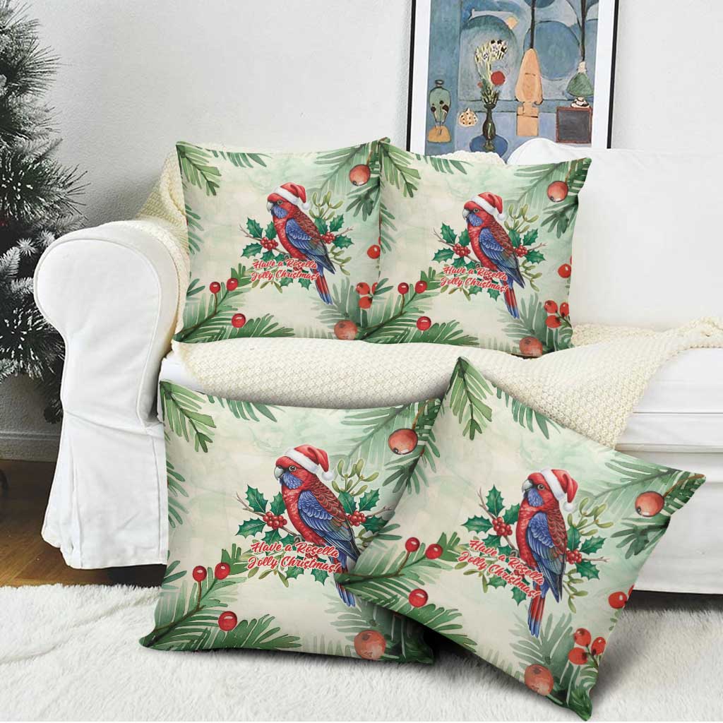 Watercolor Floral Crimson Rosella Pillow Cover It’s Aussie Christmas Time! - Aussie Hoodie