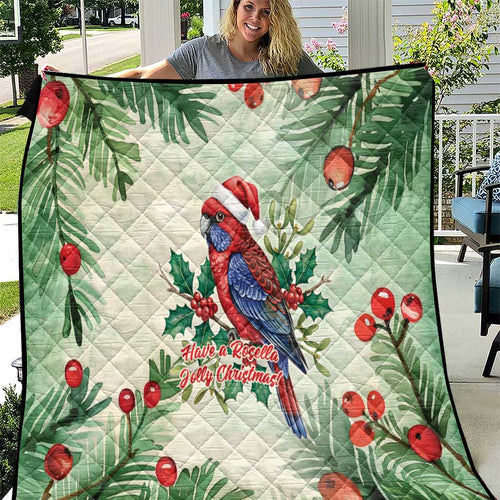 Watercolor Floral Crimson Rosella Quilt It’s Aussie Christmas Time! - Aussie Hoodie