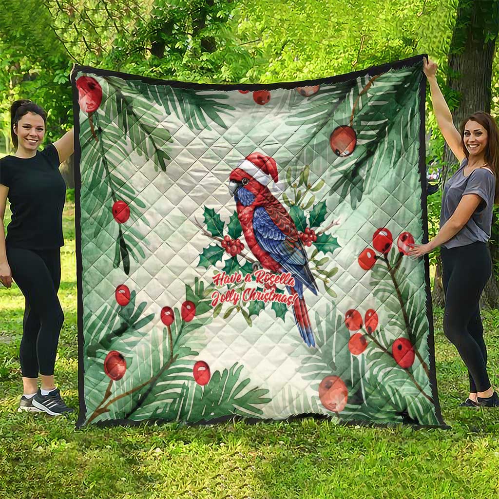 Watercolor Floral Crimson Rosella Quilt It’s Aussie Christmas Time! - Aussie Hoodie