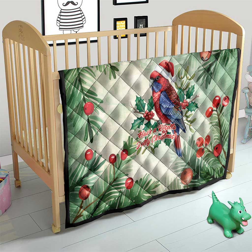 Watercolor Floral Crimson Rosella Quilt It’s Aussie Christmas Time! - Aussie Hoodie