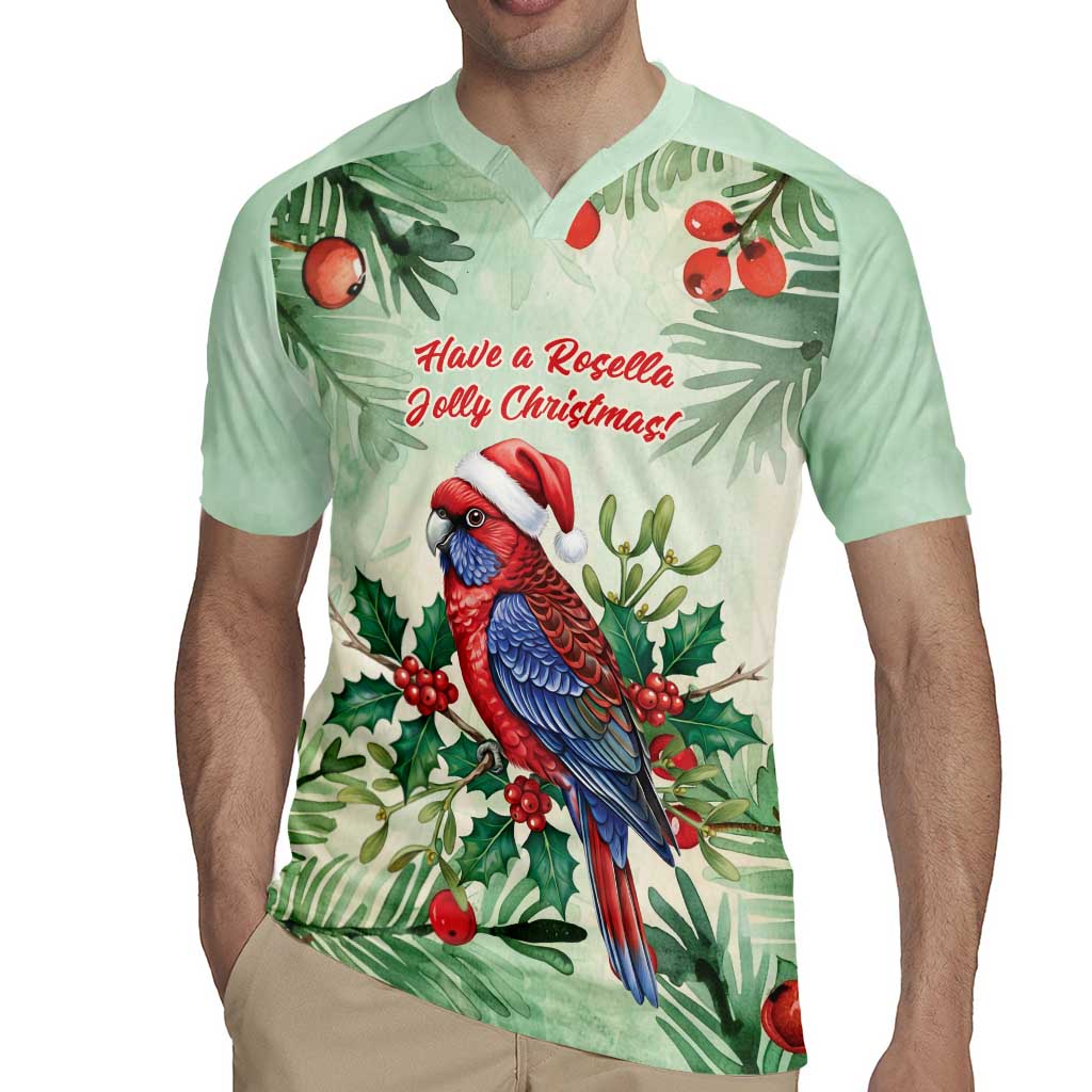 Watercolor Floral Crimson Rosella Rugby Jersey It’s Aussie Christmas Time! - Aussie Hoodie
