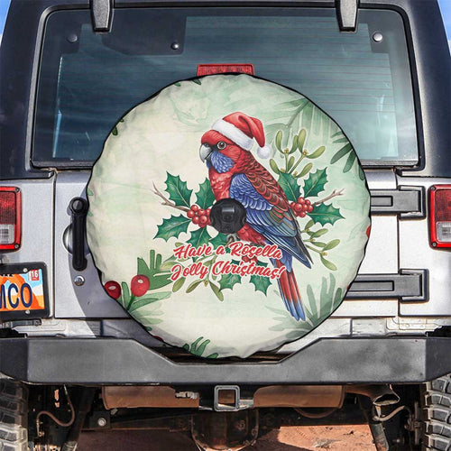 Watercolor Floral Crimson Rosella Spare Tire Cover It’s Aussie Christmas Time! - Aussie Hoodie
