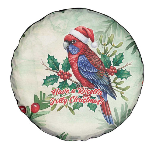 Watercolor Floral Crimson Rosella Spare Tire Cover It’s Aussie Christmas Time! - Aussie Hoodie