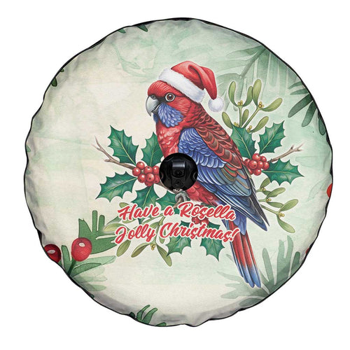 Watercolor Floral Crimson Rosella Spare Tire Cover It’s Aussie Christmas Time! - Aussie Hoodie