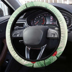 Watercolor Floral Crimson Rosella Steering Wheel Cover It’s Aussie Christmas Time! - Aussie Hoodie