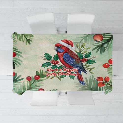Watercolor Floral Crimson Rosella Tablecloth It’s Aussie Christmas Time! - Aussie Hoodie
