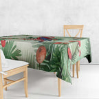 Watercolor Floral Crimson Rosella Tablecloth It’s Aussie Christmas Time! - Aussie Hoodie