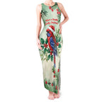 Watercolor Floral Crimson Rosella Tank Maxi Dress It’s Aussie Christmas Time! - Aussie Hoodie
