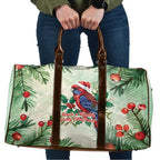 Watercolor Floral Crimson Rosella Travel Bag It’s Aussie Christmas Time! - Aussie Hoodie