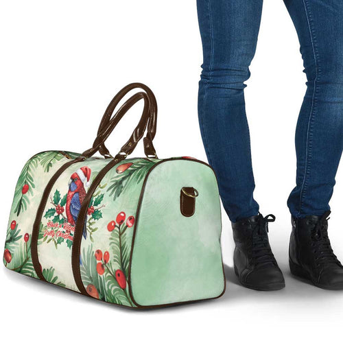 Watercolor Floral Crimson Rosella Travel Bag It’s Aussie Christmas Time! - Aussie Hoodie