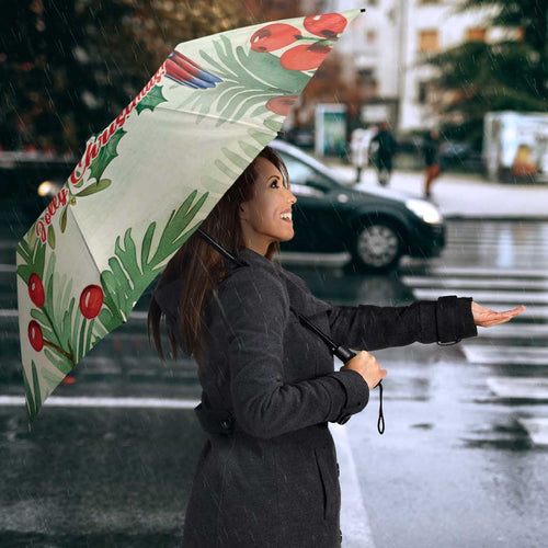 Watercolor Floral Crimson Rosella Umbrella It’s Aussie Christmas Time! - Aussie Hoodie
