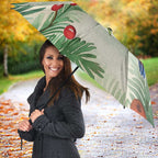 Watercolor Floral Crimson Rosella Umbrella It’s Aussie Christmas Time! - Aussie Hoodie