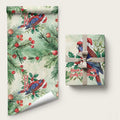 Watercolor Floral Crimson Rosella Wrapping Paper It’s Aussie Christmas Time! - Aussie Hoodie