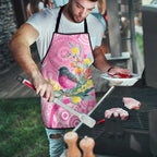 Pink Robin Aboriginal Inspired Apron - Aussie Hoodie