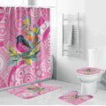 Pink Robin Aboriginal Inspired Bathroom Set - Aussie Hoodie