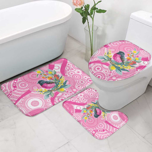 Pink Robin Aboriginal Inspired Bathroom Set - Aussie Hoodie