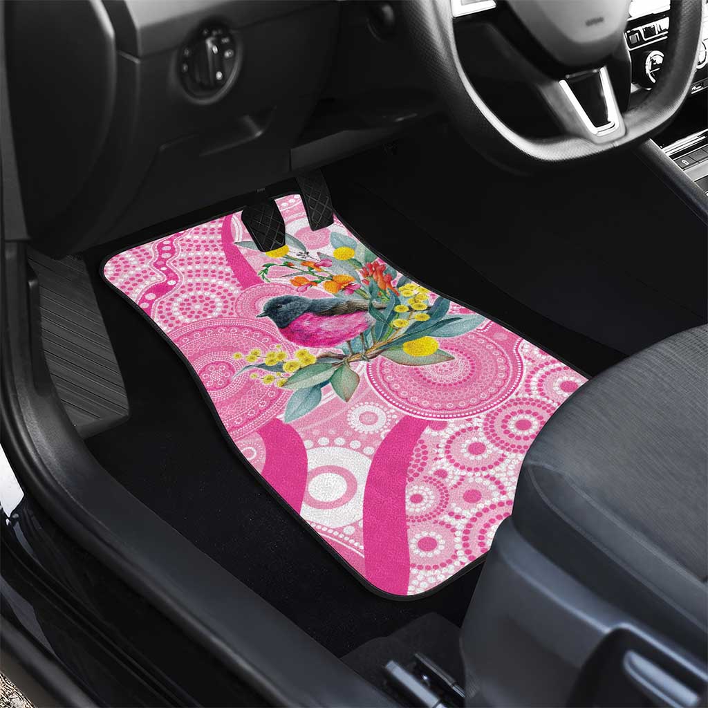 Pink Robin Aboriginal Inspired Car Mats - Aussie Hoodie