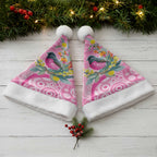 Pink Robin Aboriginal Inspired Christmas Santa Hat - Aussie Hoodie