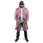 Pink Robin Aboriginal Inspired Cloak - Aussie Hoodie