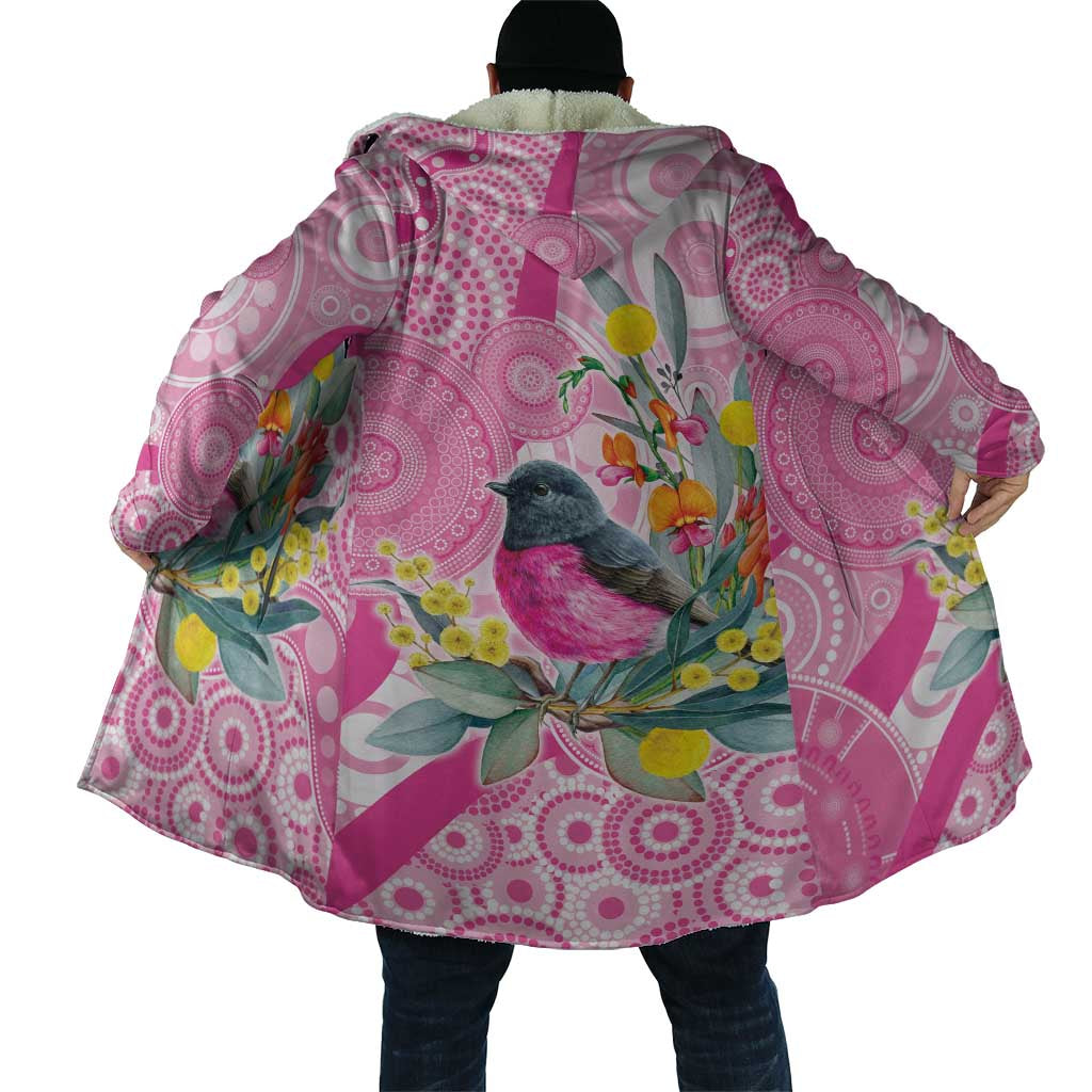 Pink Robin Aboriginal Inspired Cloak - Aussie Hoodie