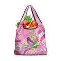 Pink Robin Aboriginal Inspired Grocery Bag - Aussie Hoodie