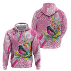 Pink Robin Aboriginal Inspired Hoodie - Aussie Hoodie