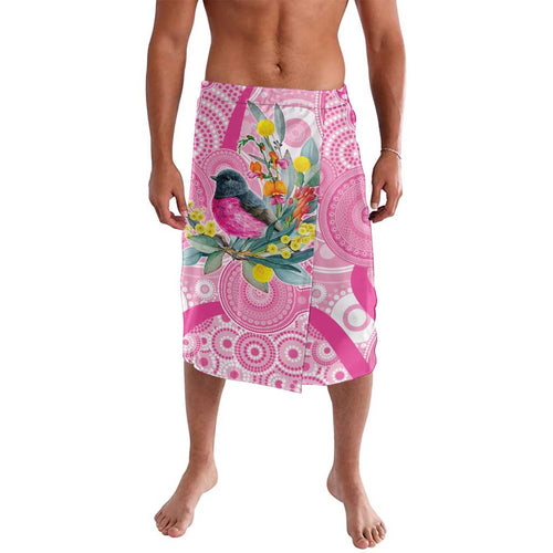 Pink Robin Aboriginal Inspired Lavalava - Aussie Hoodie
