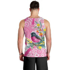 Pink Robin Aboriginal Inspired Men Tank Top - Aussie Hoodie