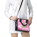 Pink Robin Aboriginal Inspired Shoulder Handbag - Aussie Hoodie