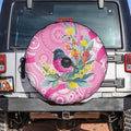 Pink Robin Aboriginal Inspired Spare Tire Cover - Aussie Hoodie