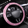 Pink Robin Aboriginal Inspired Steering Wheel Cover - Aussie Hoodie