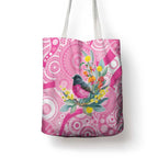 Pink Robin Aboriginal Inspired Tote Bag - Aussie Hoodie