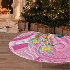 Pink Robin Aboriginal Inspired Tree Skirt - Aussie Hoodie