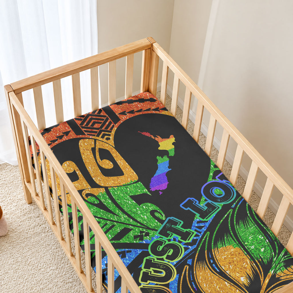 New Zealand LGBT Fern Heart Baby Bed Cover Dont judge What You Dont Understand