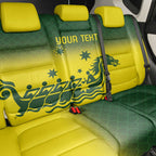 Personalised Dragons Boat Aussie Paddles Up! Back Car Seat Cover