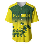 Personalised Dragons Boat Aussie Paddles Up! Baseball Jersey