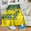 Personalised Dragons Boat Aussie Paddles Up! Blanket