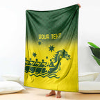 Personalised Dragons Boat Aussie Paddles Up! Blanket