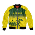 Personalised Dragons Boat Aussie Paddles Up! Bomber Jacket