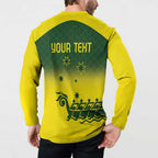 Personalised Dragons Boat Aussie Paddles Up! Button Sweatshirt