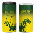 Personalised Dragons Boat Aussie Paddles Up! 4 in 1 Can Cooler Tumbler